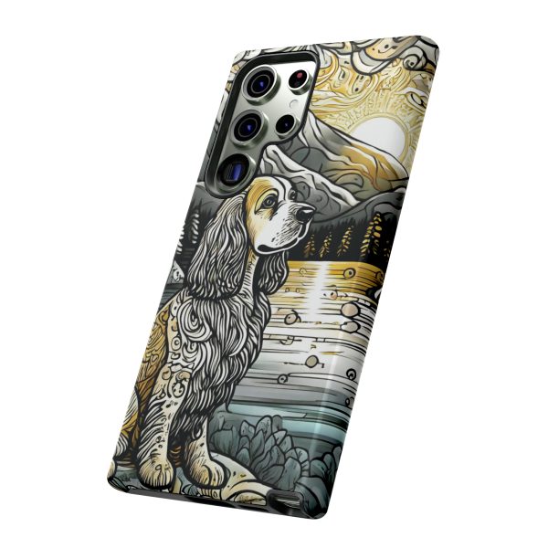 Serenity in Nature with a Golden Cocker Spaniel Phone Case - Image 119