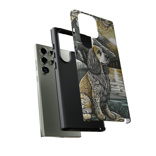 Serenity in Nature with a Golden Cocker Spaniel Phone Case - Image 121