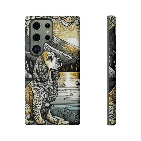 Serenity in Nature with a Golden Cocker Spaniel Phone Case - Image 118