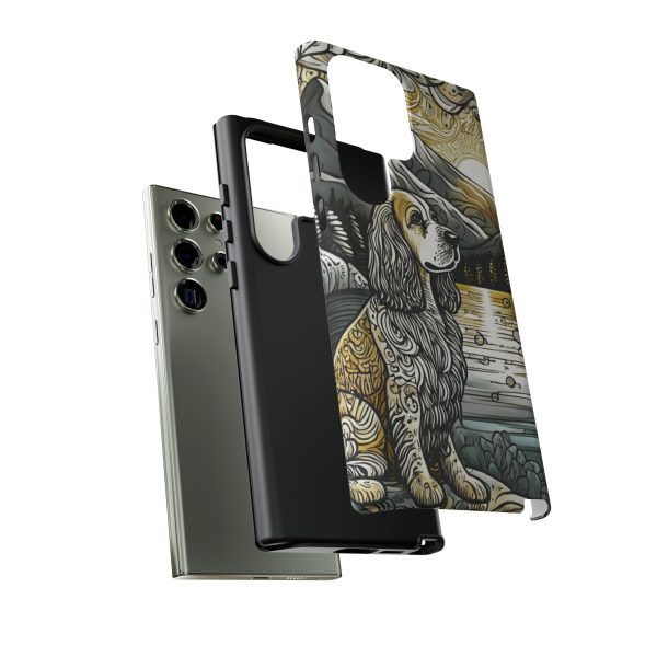 Serenity in Nature with a Golden Cocker Spaniel Phone Case - Image 125