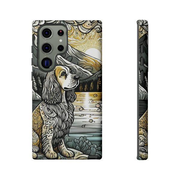 Serenity in Nature with a Golden Cocker Spaniel Phone Case - Image 122