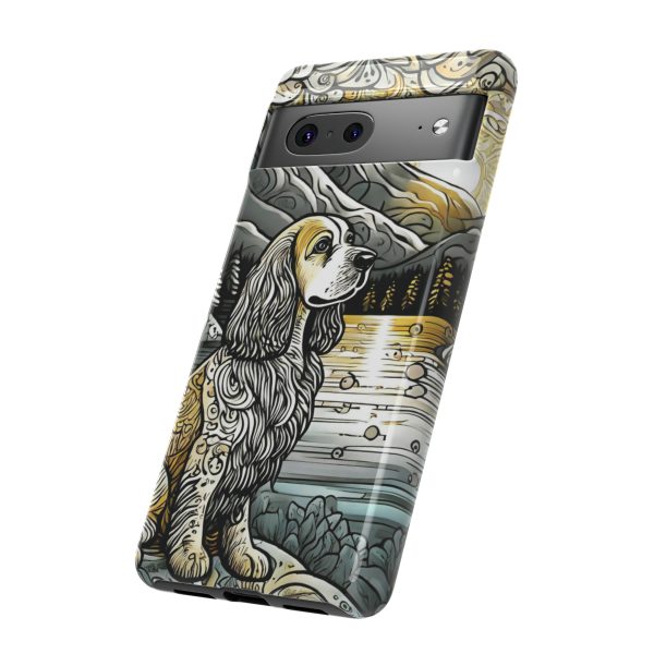 Serenity in Nature with a Golden Cocker Spaniel Phone Case - Image 127
