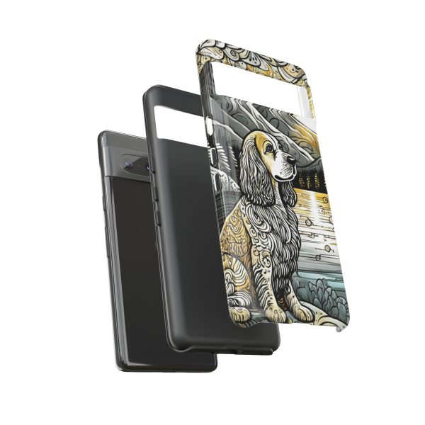 Serenity in Nature with a Golden Cocker Spaniel Phone Case - Image 129