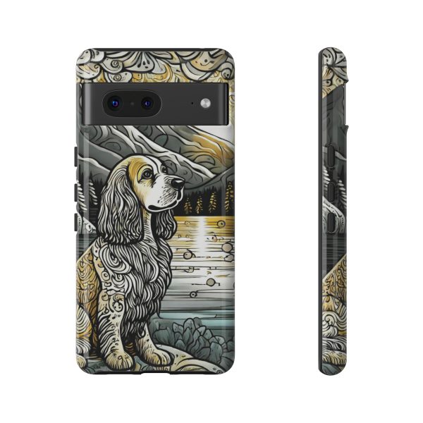 Serenity in Nature with a Golden Cocker Spaniel Phone Case - Image 126