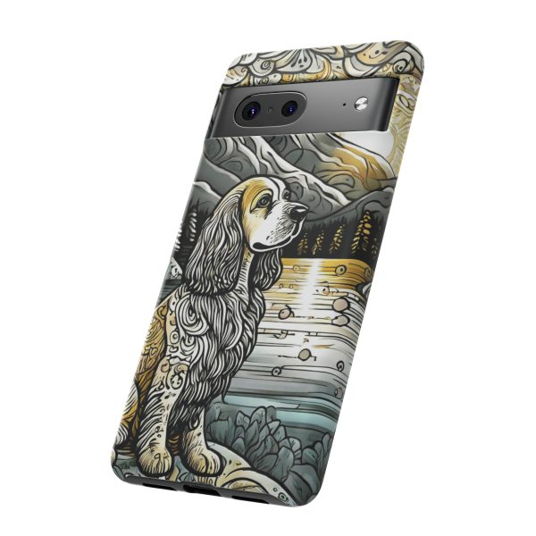 Serenity in Nature with a Golden Cocker Spaniel Phone Case - Image 131