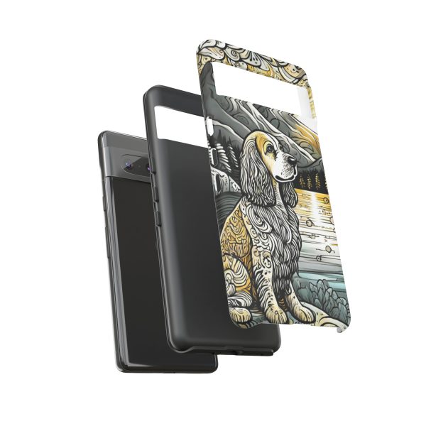 Serenity in Nature with a Golden Cocker Spaniel Phone Case - Image 133