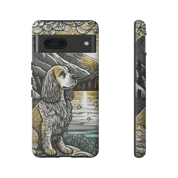 Serenity in Nature with a Golden Cocker Spaniel Phone Case - Image 130