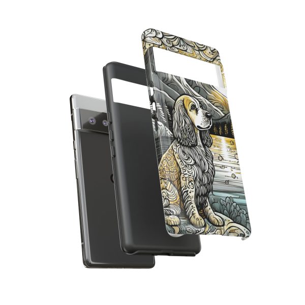 Serenity in Nature with a Golden Cocker Spaniel Phone Case - Image 137