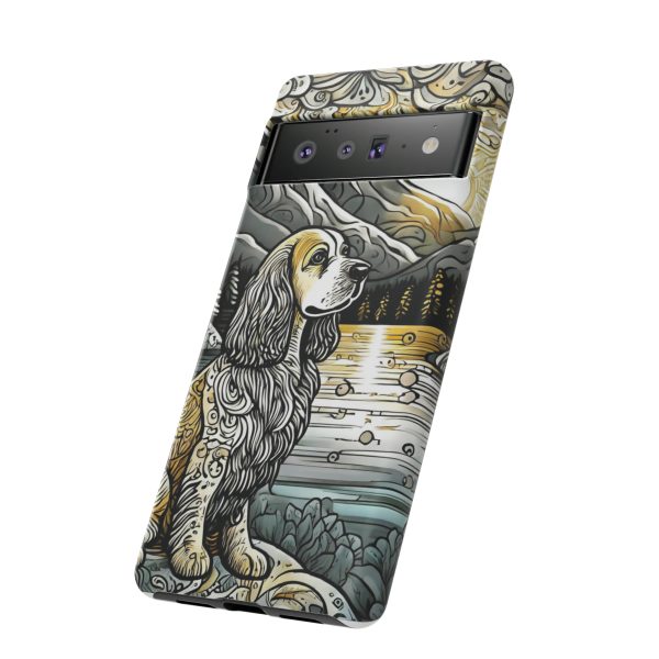 Serenity in Nature with a Golden Cocker Spaniel Phone Case - Image 139