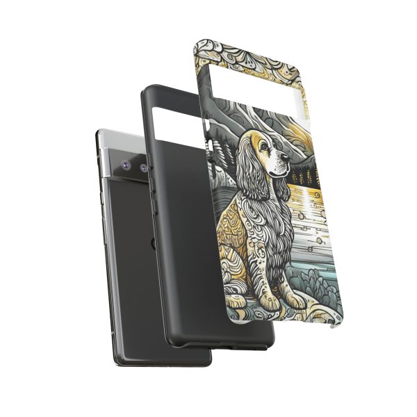 Serenity in Nature with a Golden Cocker Spaniel Phone Case - Image 141