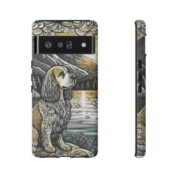 Serenity in Nature with a Golden Cocker Spaniel Phone Case - Image 138